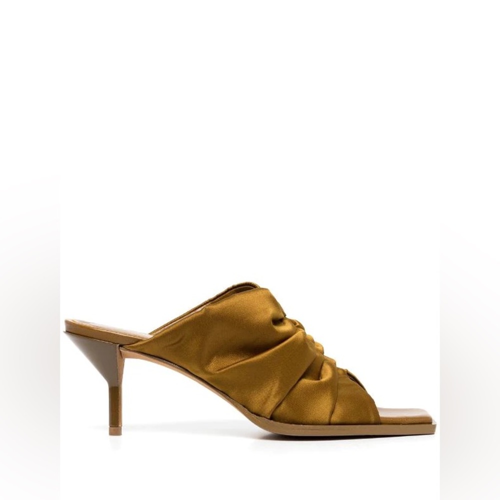 3.1 Phillip Lim Georgia 60mm ruched mules sz 9